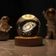 thumbnail image 3 of Valentines Day Gift Galaxy Crystal Ball Lamp 3D Planet Moon Lamp,E, 3 of 5