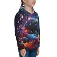 thumbnail image 3 of Easygdp Outer Space Floating Numbers And Letters Boys Hoodie Kids Sweatshirt Youth Pullover With Hood-Medium, 3 of 6