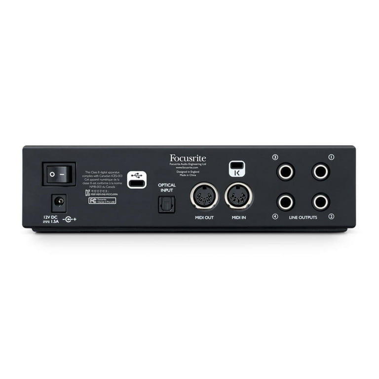 Focusrite Clarett 2Pre USB 10-In/4-Out Audio Interface