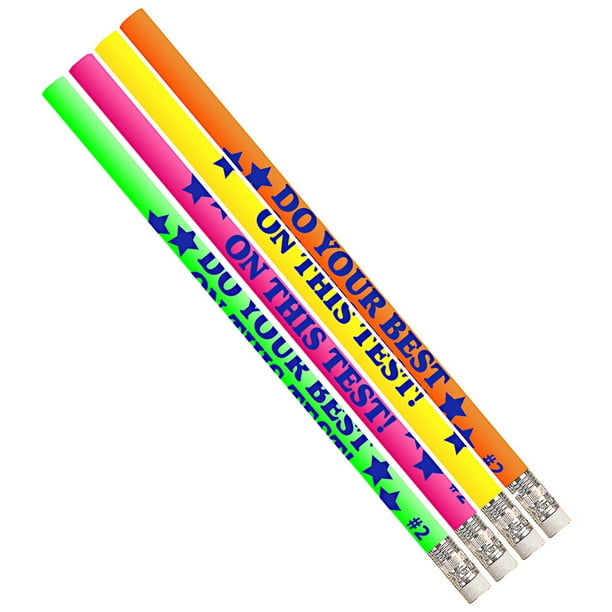 (12 Dz) Faire de Votre Mieux sur les Crayons de Test 12 par Pk