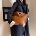 thumbnail image 4 of Bolso sencillo de alta gama para mujer, nuevo estilo 2025, bolso de mano de gran capacidad a la moda para ir al trabajo, maletín portátil, 4 of 5