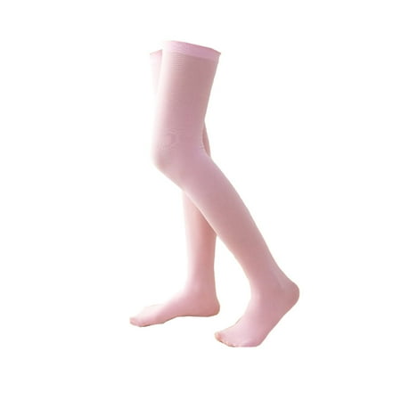 

Thinsont 1 Pair 52 cm Overknee Thigh High Socks JK Elasticity Non Long Warm Sock Hose High Thigh Stockings for Daily Wear Pink