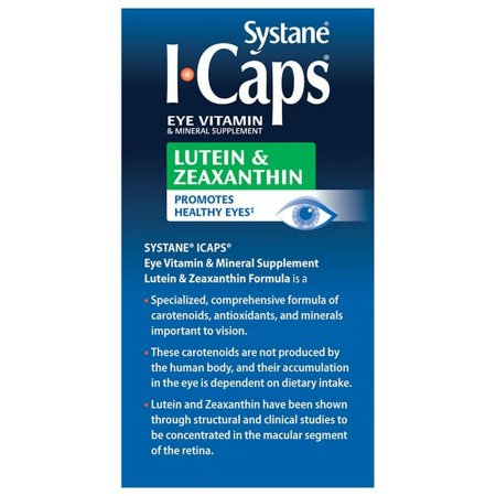 ICAPS Lutein & Zeaxanthin Tablets 120 Tablets (Pack of 4)