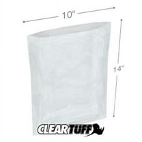 International Plastics PB41014 10 x 14 in. Clear Poly Bags, 0.004 Gauge - Case of 1000