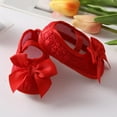 thumbnail image 4 of Magazine Baby Girls Bowknot Soft Sole Non-Slip Princess Shoes,Toddler Lace Crib Shoes with Headband Set, 4 of 6