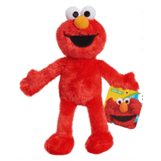Sesame Street Friends 8-inch Elmo Sustainable Plush Stuffed Animal, Kids Toys for Ages 18 month