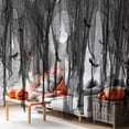 thumbnail image 2 of Black Halloween Creepy Cloth 39 x 185 Inch Halloween Black Spooky Decoration Spooky Scary Gauze Cloth Black Cheesecloth for Party Supplies Outdoor Yard Home Wall Doorway, 2 of 6