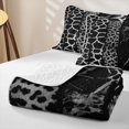 thumbnail image 4 of Erosebridal Giraffe Leopard Print Marble Quilt Full,Wild Animals Pattern Full Bedspread Sets For Girls,3pcs, 4 of 7