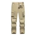 thumbnail image 5 of HNMKIU Hiking Pants Women Plus Size Summer Thin Stretch Breathable Trekking Outdoor Casual Comfortable Khaki,XXXXL, 5 of 7