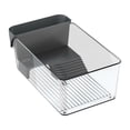 thumbnail image 2 of mdesiwst Turtle Tank with Basking Platform Small Plastic Clear Aquarium Tank Desktop Micro Terrarium Habitat for Turtles Crayfish Crab Lizardt, 2 of 7