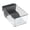 Black, variant on PrimeGo Turtle Tank with Basking Platform Small Plastic Clear Aquarium Tank Desktop Micro Terrarium Habitat for Turtles Crayfish Crab Lizardt