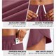 thumbnail image 5 of Hukapapa Pantalones cortos para correr para mujer con bolsillos, cintura elástica, pantalones deportivos sueltos, pantalones cortos deportivos de cintura alta, pantalones cortos deportivos,claret,,, 5 of 5
