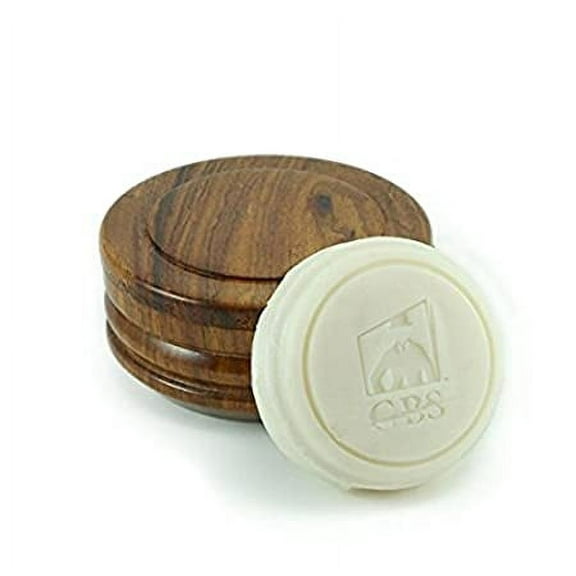 Shaving Soap Ocean Driftwood with Wood Shave Bowl -- 3 Oz Soap By Gbs