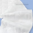 thumbnail image 4 of TELOLY Cotton Under Bra Liners 5Pcs Absorb Sweat Under Breasts Reusable Soft Breast Sweat Pads For Rash & Odor Control Postpartum, Gym, Hot Flashes (Washable, Fits Tummy/Underarms), White 5, 4 of 7