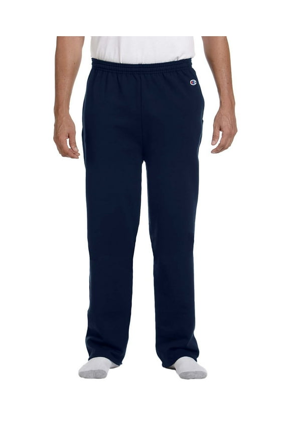 Men's 9 oz Double Dry Eco® Open-Bottom Fleece Pant with Pockets - P800