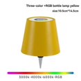 thumbnail image 2 of Wireless Bottle Lamp RGB Modes & 3 Color Stepless Dimming Bottle Lamp Shade Rechargeable Bottle Ligh, 2 of 5