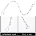 thumbnail image 4 of 6 Pack Toilet Flapper Chain Kit Toilet Beaded Chain 304 Stainless Steel Silver Replacement Lift Metal Handle Link Clasp Hooks Accessories, 4 of 6