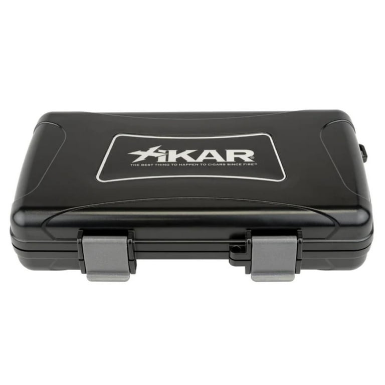 XIKAR® 205XI Cigar Humidor Travel Case Black (5 cigar capacity