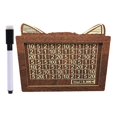 thumbnail image 2 of Hucha de madera con contador, hucha de madera, caja de almacenamiento retro, ahorradora de dinero 1000 euros, 2 of 9