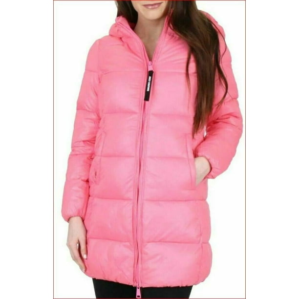 new JUICY COUTURE Black Label women coat puffer hooded JC-002 pink 97 sz S  $168 - Walmart.com