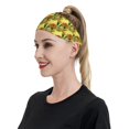 thumbnail image 5 of Calla Lily Flowers Yellow Sports Headband for Women Men, Running Headband Sweat Bands for Cycling, Yoga, Spa, Athleti, Workout - Moisture Wicking Hairband, 5 of 5