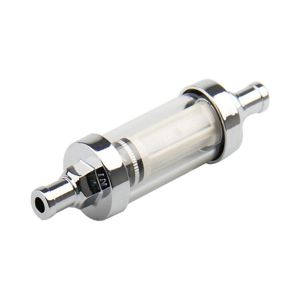 Universal Fuel Filter With Clear View Glass And Chrome (9706)