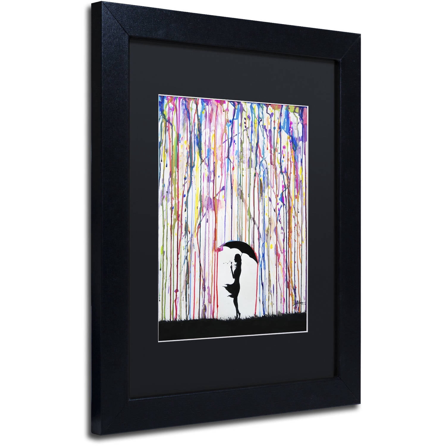Trademark Fine Art 'Persephone' Canvas Art by Marc Allante, Black Matte, Black Frame