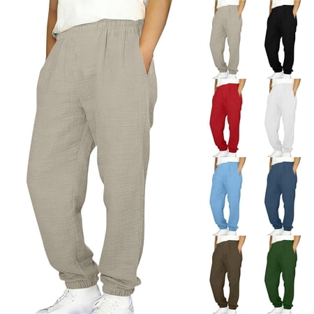 Piuwrlz Boys Pocket Jogger Pants Boy Outerwear Sweatpant Sports Pant Gray Size 4-5 T