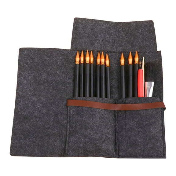 HONITANO Dual Tip Scratch Painting Stylus 14Pcs 7.87 x 3.94 x 1.18In Black Red