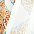 thumbnail image 5 of Lush Decor Harley Polyester Light Filtering Window Panel, Tangerine, 84" x 52", Set of 2, 5 of 6
