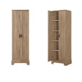 thumbnail image 4 of Bellemave Wooden Storage Cabinet with Adjustable Shelves Freestanding Tall Storage Cabinet for Bathroom, Kitchen, Living Room Water Proof Floor Cabinet for Home Office, Brown, 4 of 11