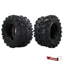 Kenda Bearclaw K299 - 26x12-12 Front or Rear Tires for All Terrain (ATV), UTV, and Side by Side (SxS) Vehicles - 6-Ply - Bear Claw 26x12x12 with Kenda Keychain (2-Pack)