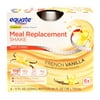 (2 pack) (2 Pack) Equate Meal Replacement Shake, French Vanilla, 66 Oz, 6 Ct