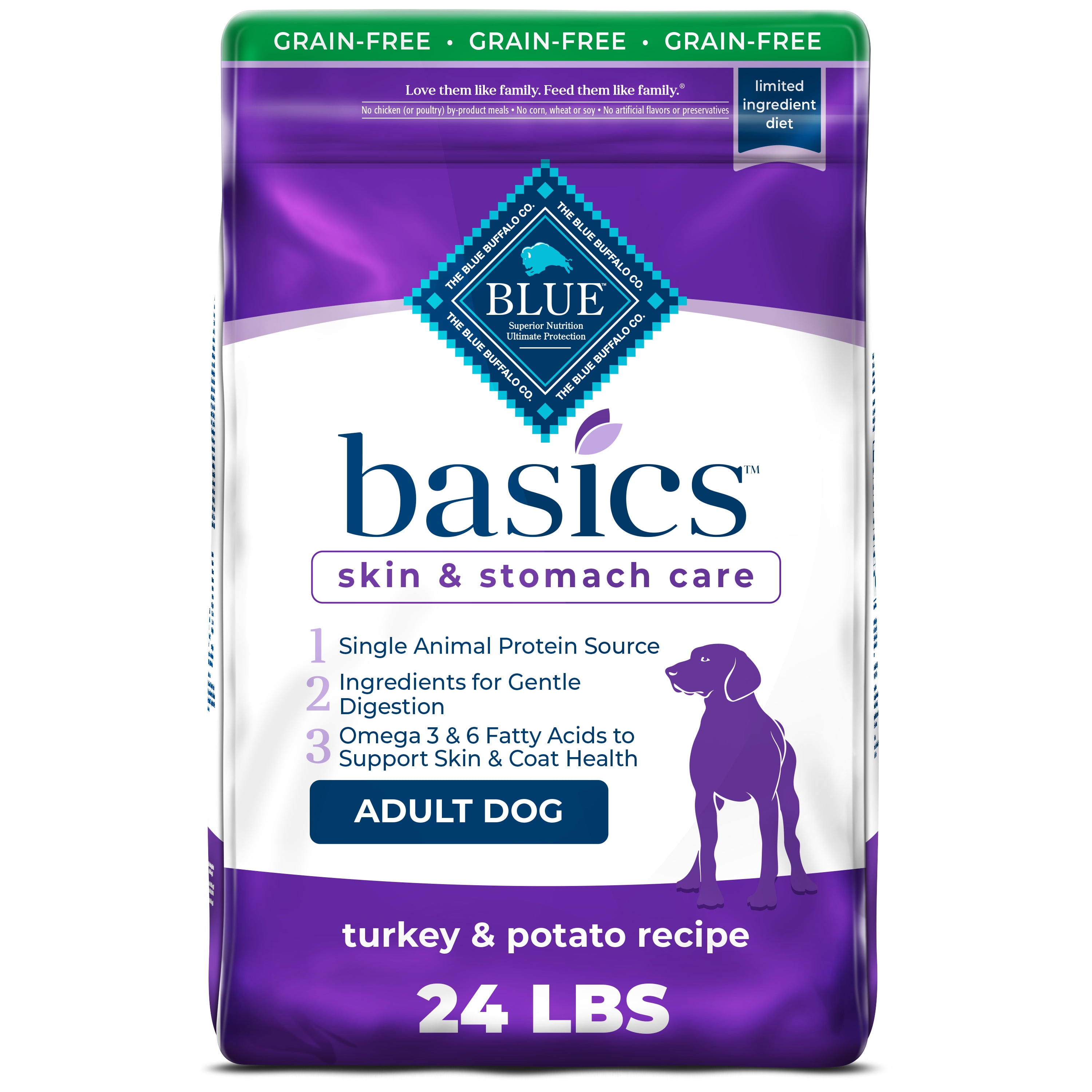 sensitive skin dog food walmart