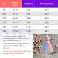 thumbnail image 5 of Girls Cartoon Rainbow Tutu Dress Short Sleeve Birthday Princess Outfit for 2-7Y, 5 of 5