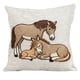 thumbnail image 2 of Funda de almohada con estampado de caballo del año - Funda cuadrada de lino para sofá, decoración del hogar, 18x18 pulgadas, 2 of 8
