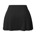 thumbnail image 4 of DuoJiaJ Women Mini Skirt Casual Skirts Drawstring Chain High Waist Skater Skirt Lingerie Pleated Mini Dress Skirts For Women Black L, 4 of 4