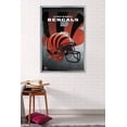 thumbnail image 2 of NFL Cincinnati Bengals - Helmet 16 Wall Poster, 22.375" x 34", Framed, 2 of 2
