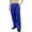 Blue, variant on SYMOID Men's Casual Pants Red Size L - Nylon Spandex Blend, Relaxed Fit, All-Day Comfort with Adjustable Drawstring Waist & Side Pockets