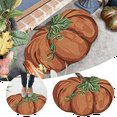 thumbnail image 3 of Thanksgiving Pumpkin Rug, Non-Slip Washable Welcome Door Mat, Cute Fall Doormats for Indoor Outdoor Entra, 3 of 6