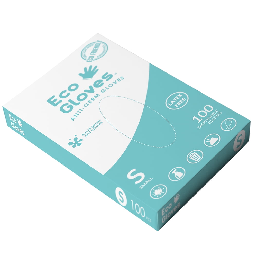 Eco Gloves Bulk Box E100 Compostable Ecofriendly Disposable Gloves