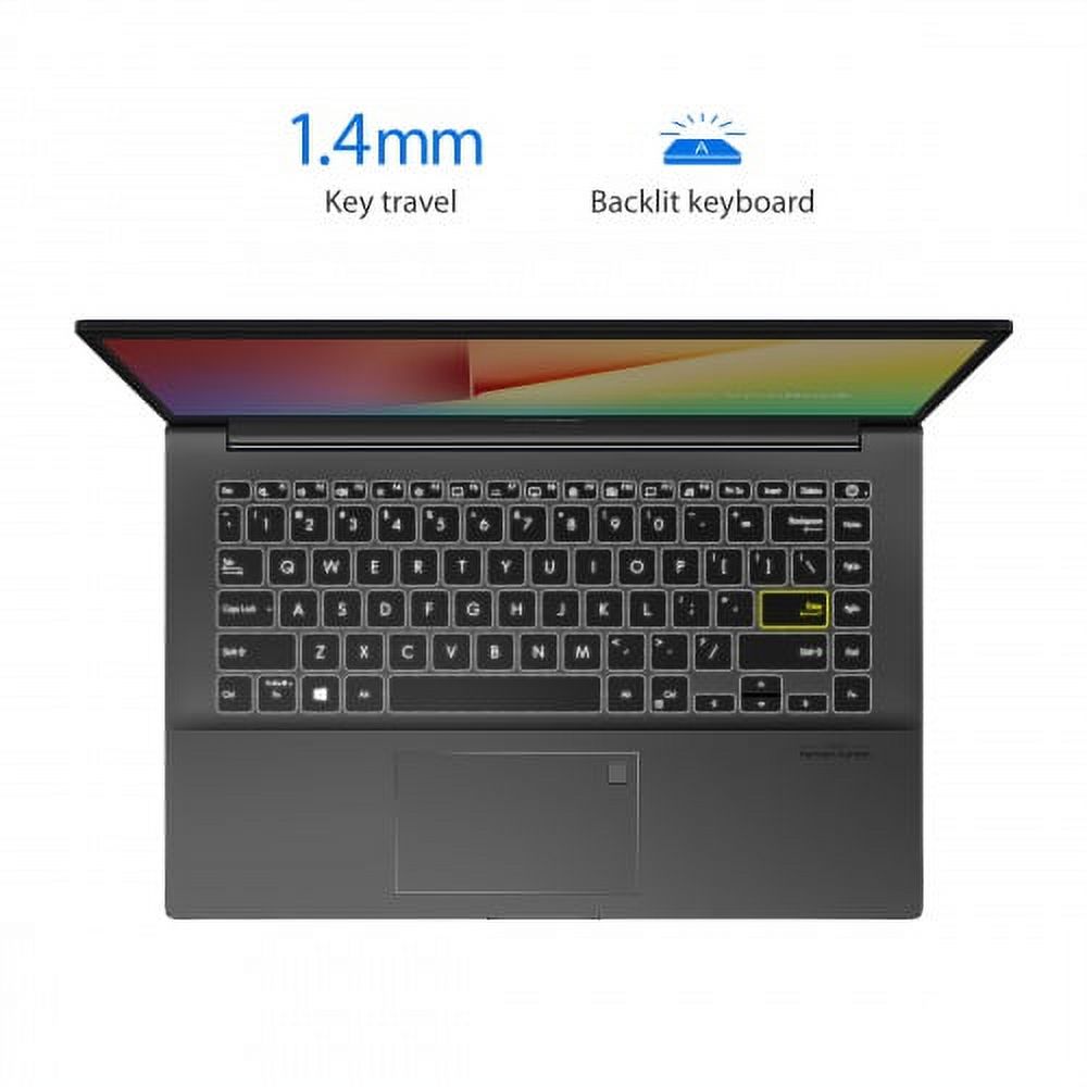 Asus VivoBook S14 S433 14” FHD Notebook - Intel Core i5-10210U - 8GB - 512GB SSD - Windows 10 Home - Intel UHD Graphics - Indie Black - image 4 of 5