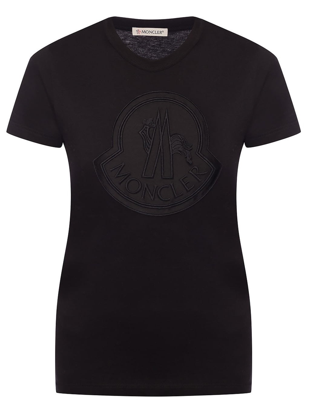 Moncler - Moncler Ladies Logo Patch T-Shirt in Black - Walmart.com ...