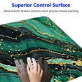 thumbnail image 3 of nygtbtfer Mouse Pad, Black Green Golden Mouse Pad, Modern Marbling Mousepad, Custom Small Mouse Pads with Designs, Portable Office Non-Slip Rubber Base Wireless Mouse Pad for Laptop 31.5x11.8 in, 3 of 6