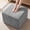 Square-Gray, variant on Oversized Square Corduroy Ottoman Pouf - Poofy Soft Foot Rest with Foam Chunk Filling, Movable Large Ottoman Pouf Footstool for Living Room Sofa Couch Bedroom
