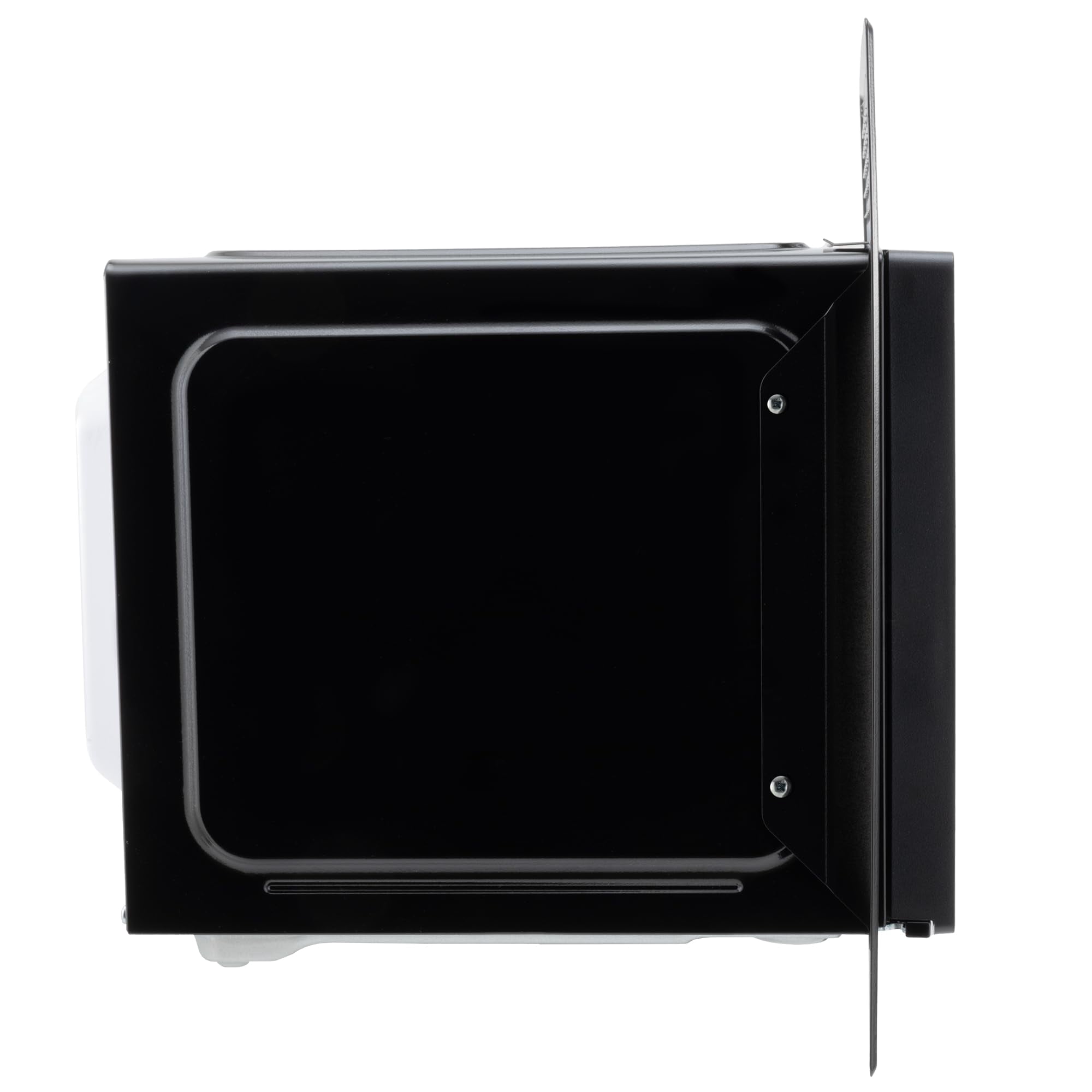 RecPro High Pointe Built-in Black Microwave | 0.9 Cu. Ft. | 6 Cook Modes | Child Lock | Touch Pad Controls | Mute Mode