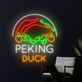 thumbnail image 2 of Handmadetneonsign Peking Duck Neon Sign, Peking Duck Wall Art Decor, Chinese Restaurant Wall Decor, 2 of 5
