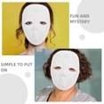 thumbnail image 3 of EXHUMKY 4Pcs Blank Paintable Mask Full Face Diy White Plastic For Artists Hobbyists, 3 of 8