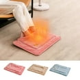 thumbnail image 6 of COM1950s Heated Foot Warmer for Bed and Office,Electric Foot Warmer with Timer,Large Soft Plush Leg Warmer for Indoor Use,Adjustable Heating Pad for Couch and Sleeping, 6 of 6