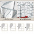 thumbnail image 5 of Valentine's Day Swag Curtains for Kitchen/Bedroom/Living Room, Red Love Gift Box Abstract Dots Stripes Scalloped Curtains 63 Inch Long, Window Swag Topper Curtains Valances 2 Panels Set 36"x63", 5 of 8